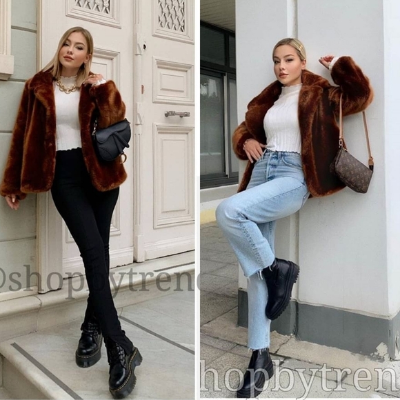 Zara Jackets & Blazers - Zara faux fur jacket (1255)